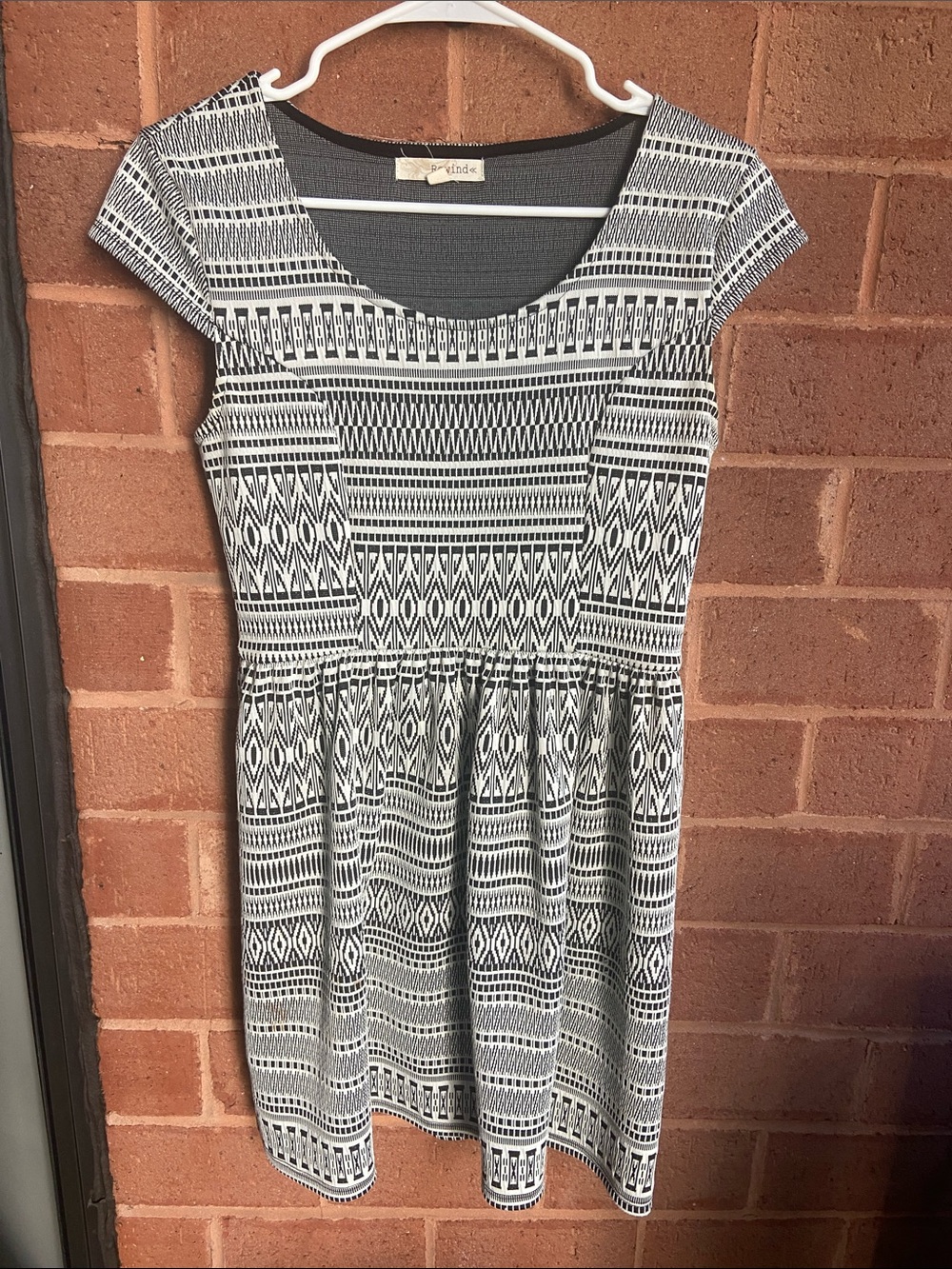 Black and White Tribal Dress